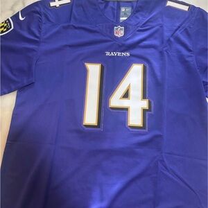 Kyle Hamilton NFL Ravens Purple Jersey 14